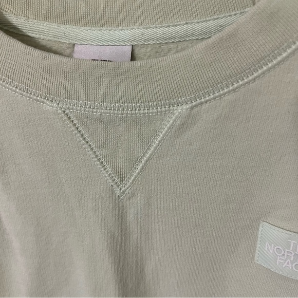 The North Face HERITAGE PATCH CREW SWEATSHIRT - WOMEN'S Size XL Lime Cream - Picture 5 of 8